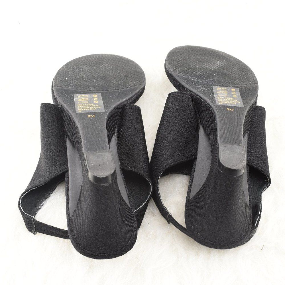 New York Transit Slingback Black Size 8 Pineapple - Picture 7 of 7